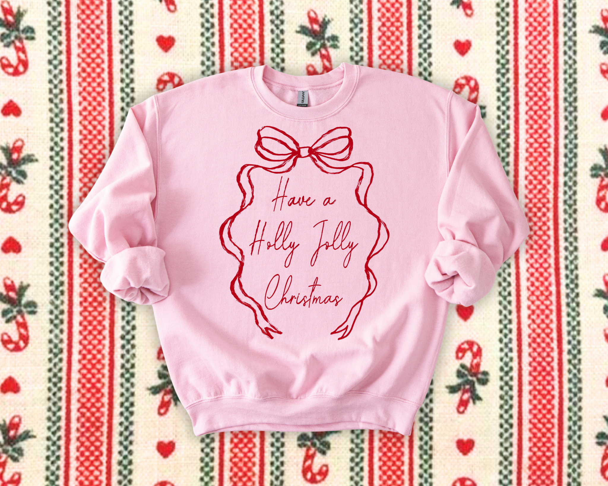 Vintage Holly Jolly - Red