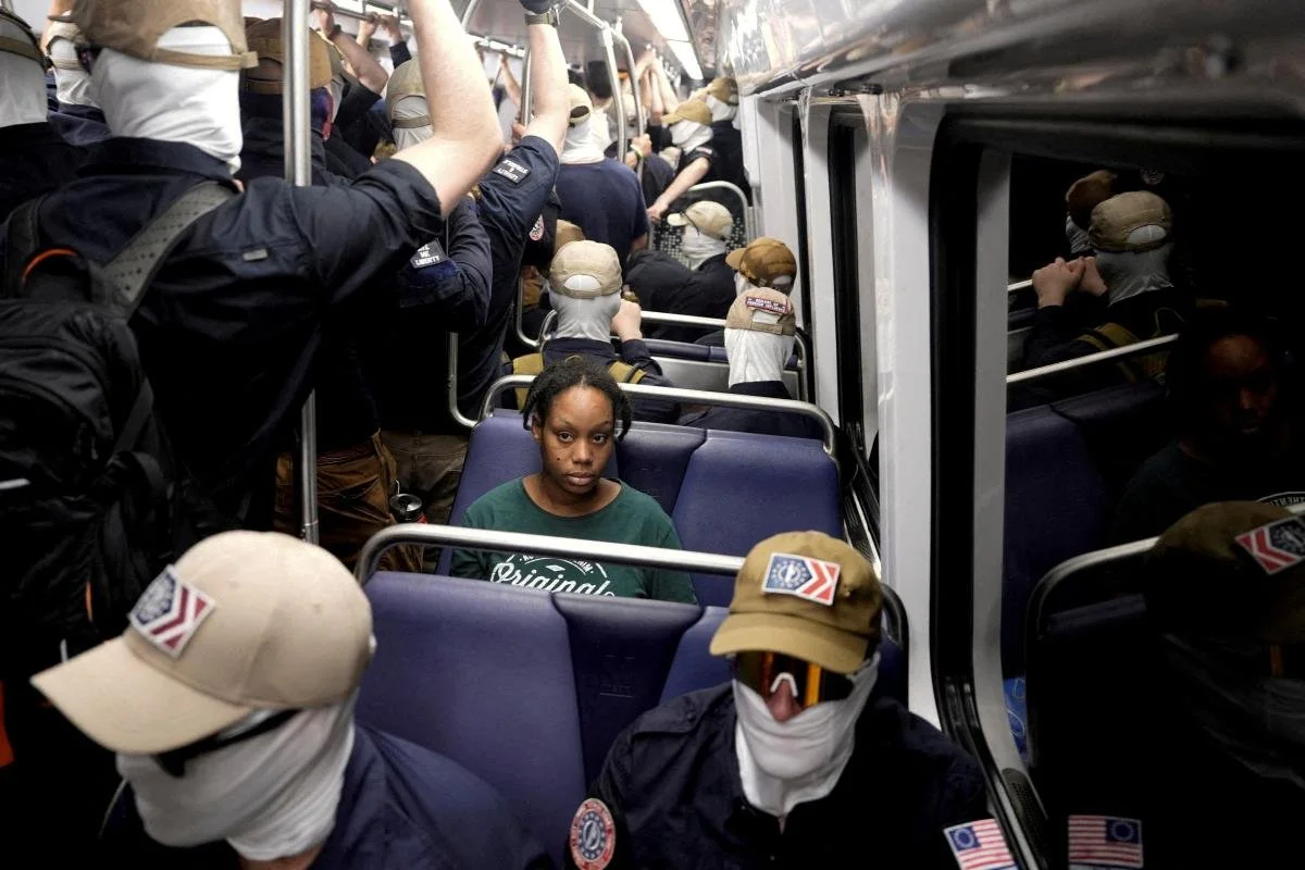 The Woman Sitting on the Bus 