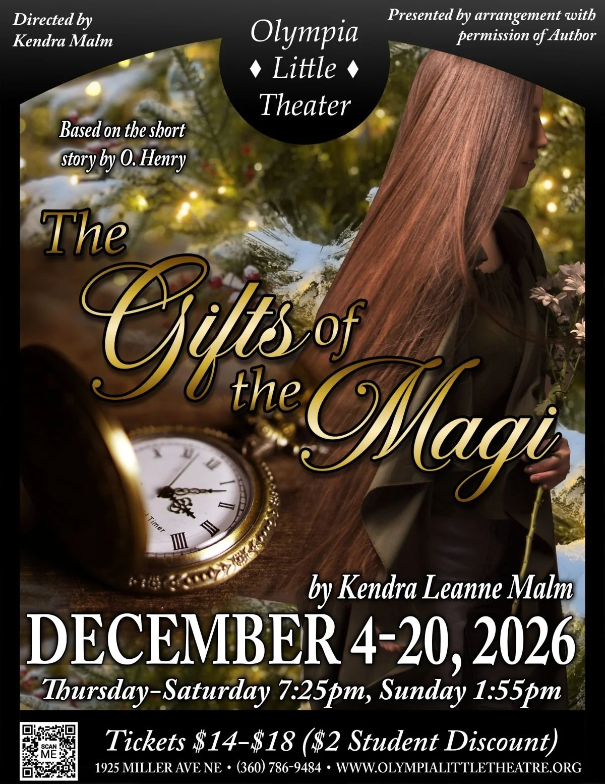 Sneak Peek: Kendra Malm Adapts ‘The Gifts of the Magi’ for the Olympia Little Theatre Stage