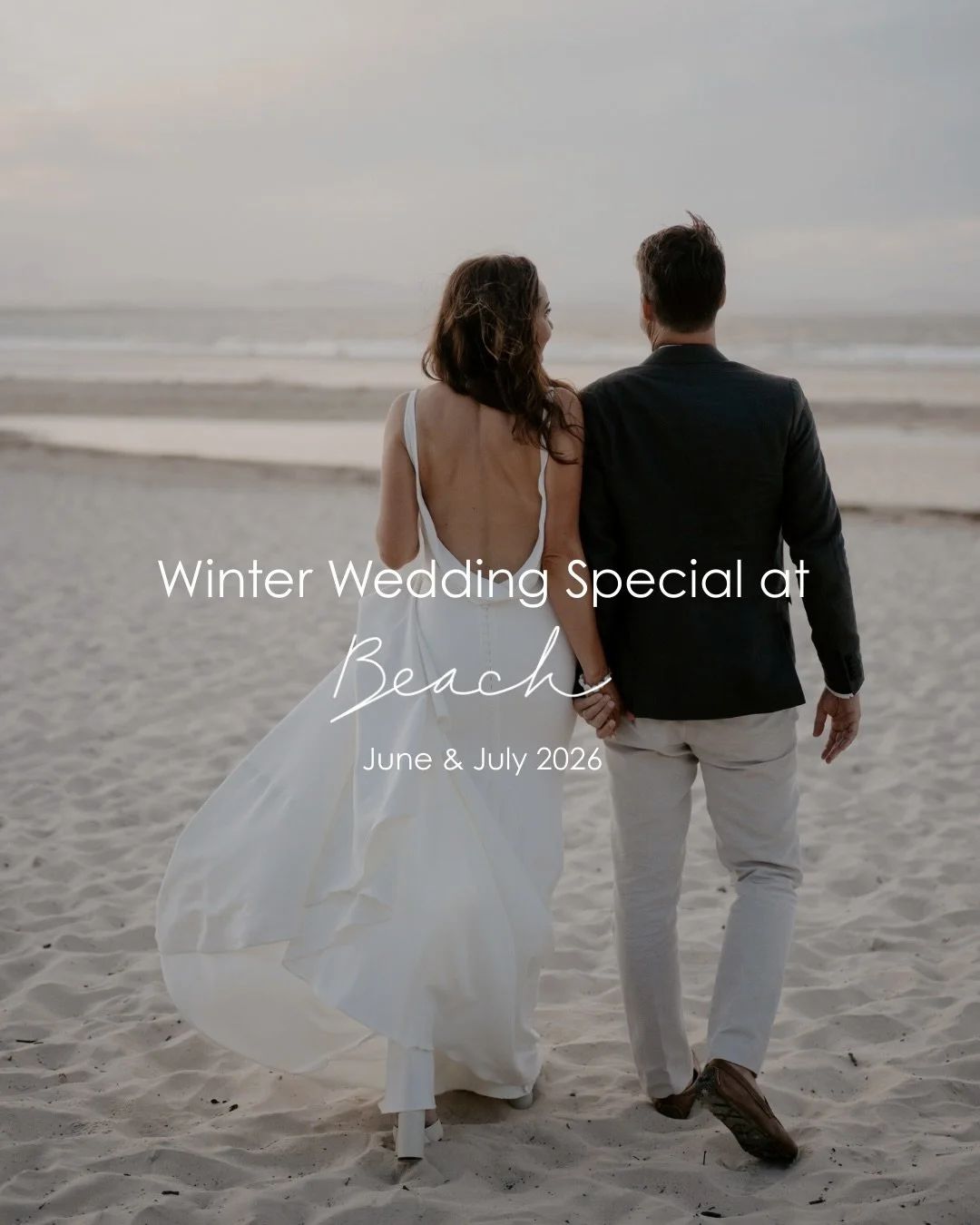 Winter at Beach has its own kind of magic.

June and July in Byron Bay bring mild days, clear skies and a slower, more intimate pace that makes a winter wedding feel beautifully personal.
For couples choosing to celebrate with us in June or July 2026
