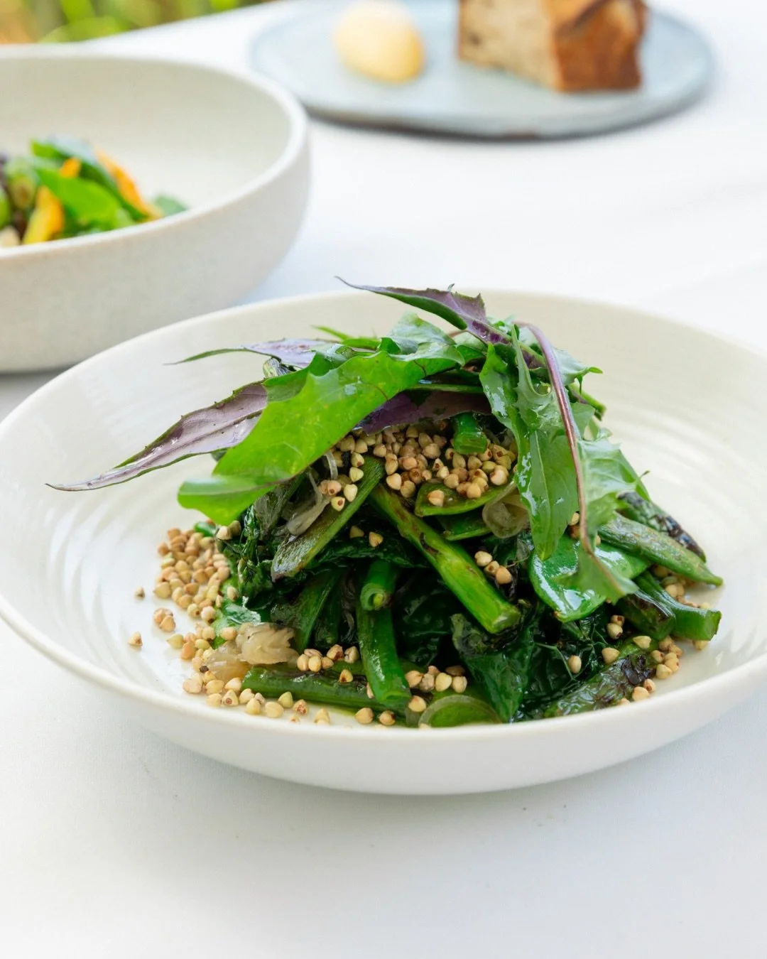 Honouring the produce. Our seasonal sides, from crispy potatoes with toum to roasted brassicas with herb emulsion, are designed to sit perfectly alongside our selection of mains.

The ideal additions to your table.