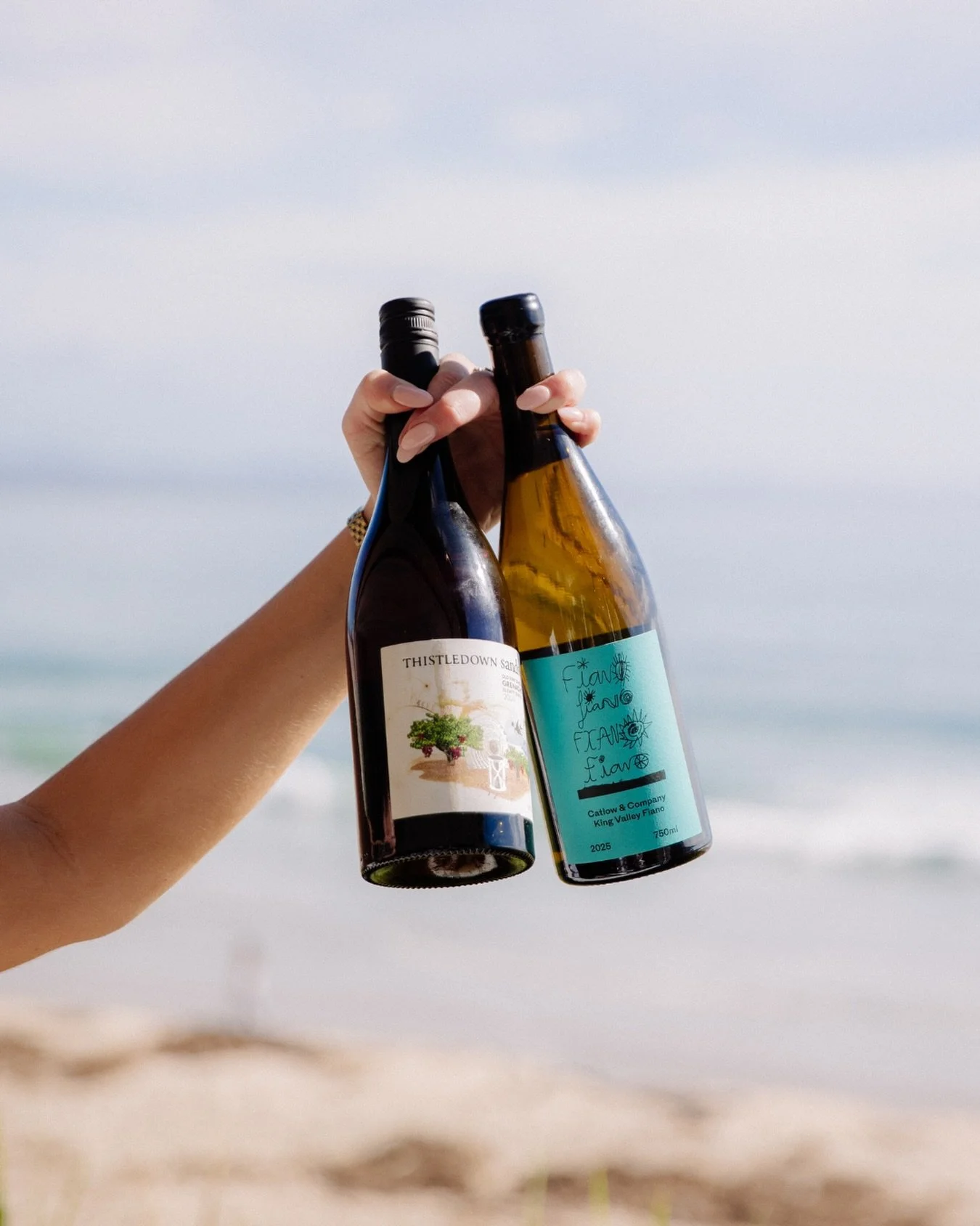 By the glass.

The @thistledownwines Grenache leans soft and fragrant. Raspberry, dried herbs, a gentle warmth. Alongside, the @company.wine Fiano, bright and coastal, with citrus and a saline lift.

A red, a white, and the bay in front of you.