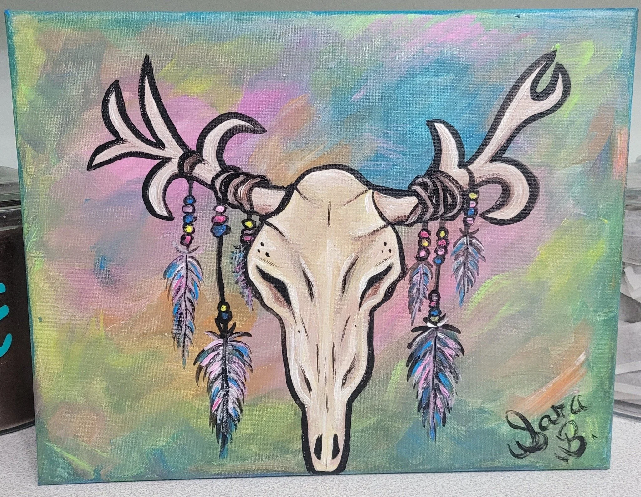 Native style Deer rack