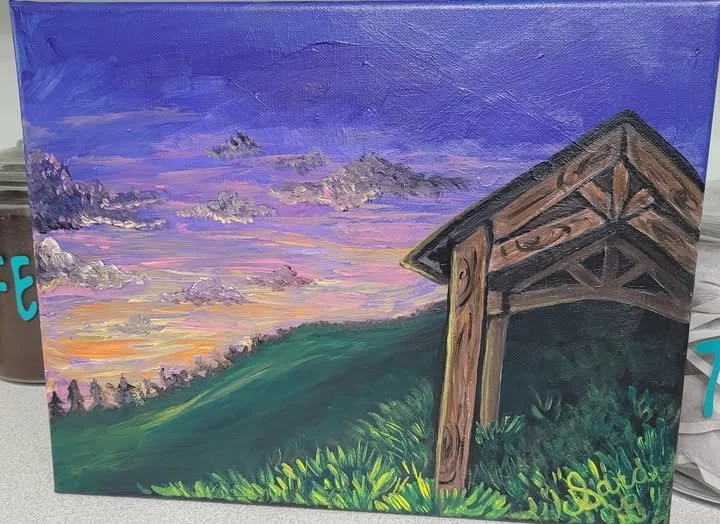Sunset at the Manor
