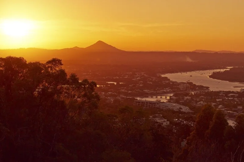 sunset at laguna lookout
