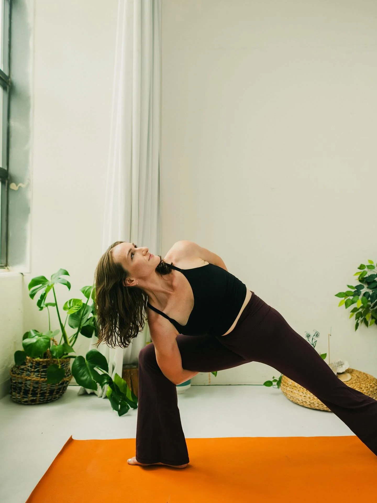 Baddha Parsvakonasana // bound side angle
Aligning balance in challenge,
opening chest and heart, 
embracing freedom in constriction,
stability in expansion,
strength in stillness,
releasing tension: 
sustaining &hellip;one steady breath at a time.