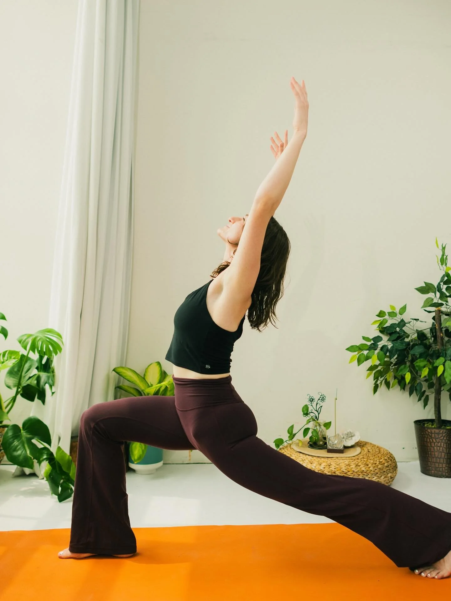 Ashta Chandrasana // high lunge.
Steady in space,
groundedness and flight&hellip;
Root down to rise:
to spirit and sky.