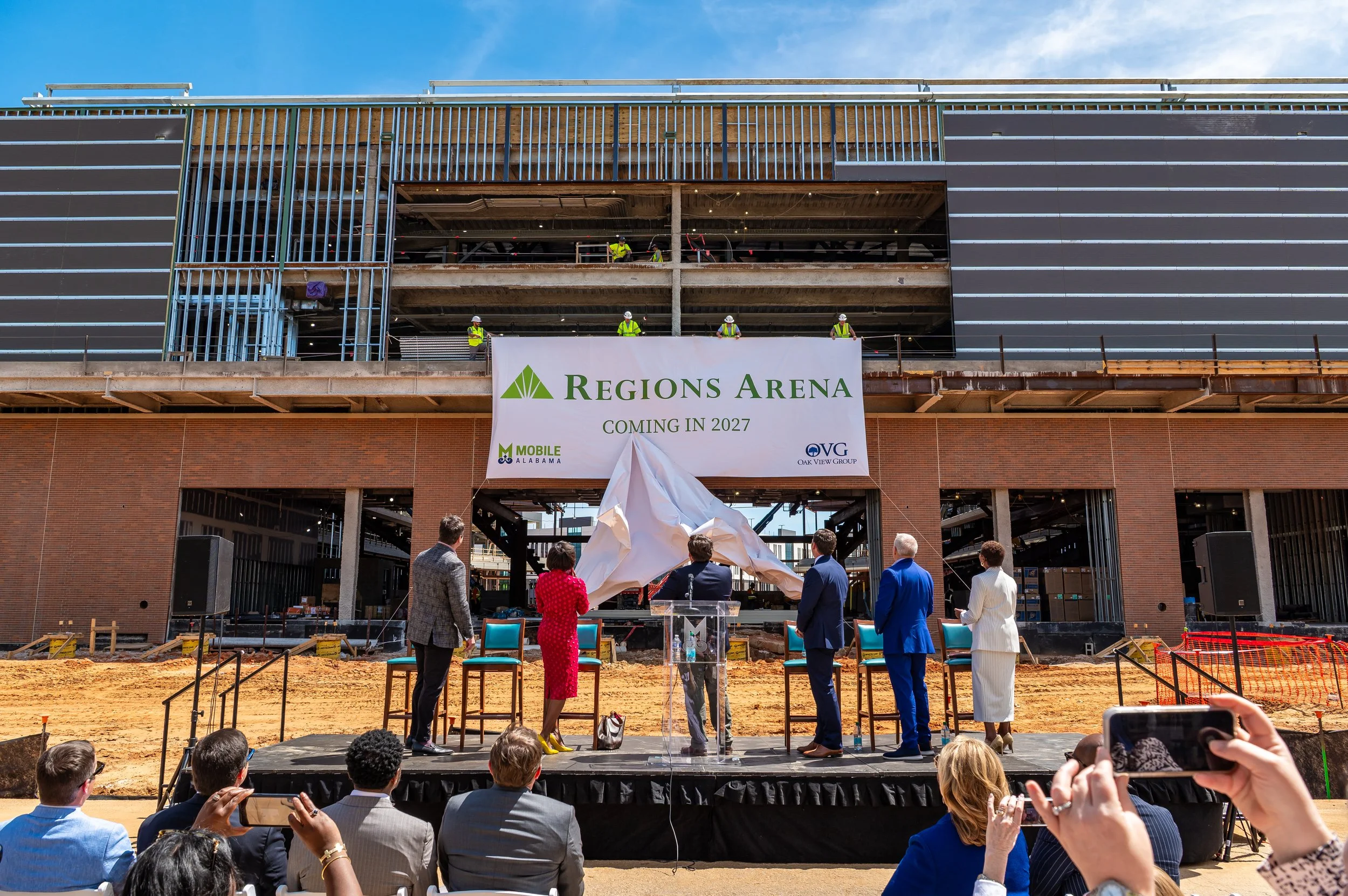 City of Mobile and OVG Announce Landmark Naming Rights Partnership with Regions Bank for New Mobile ARENA 