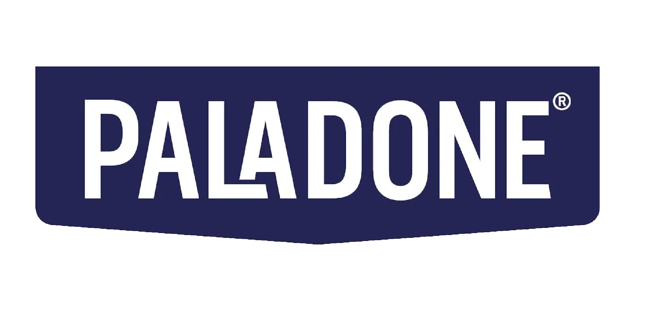Paladone logo displayed on a dark blue background with white text