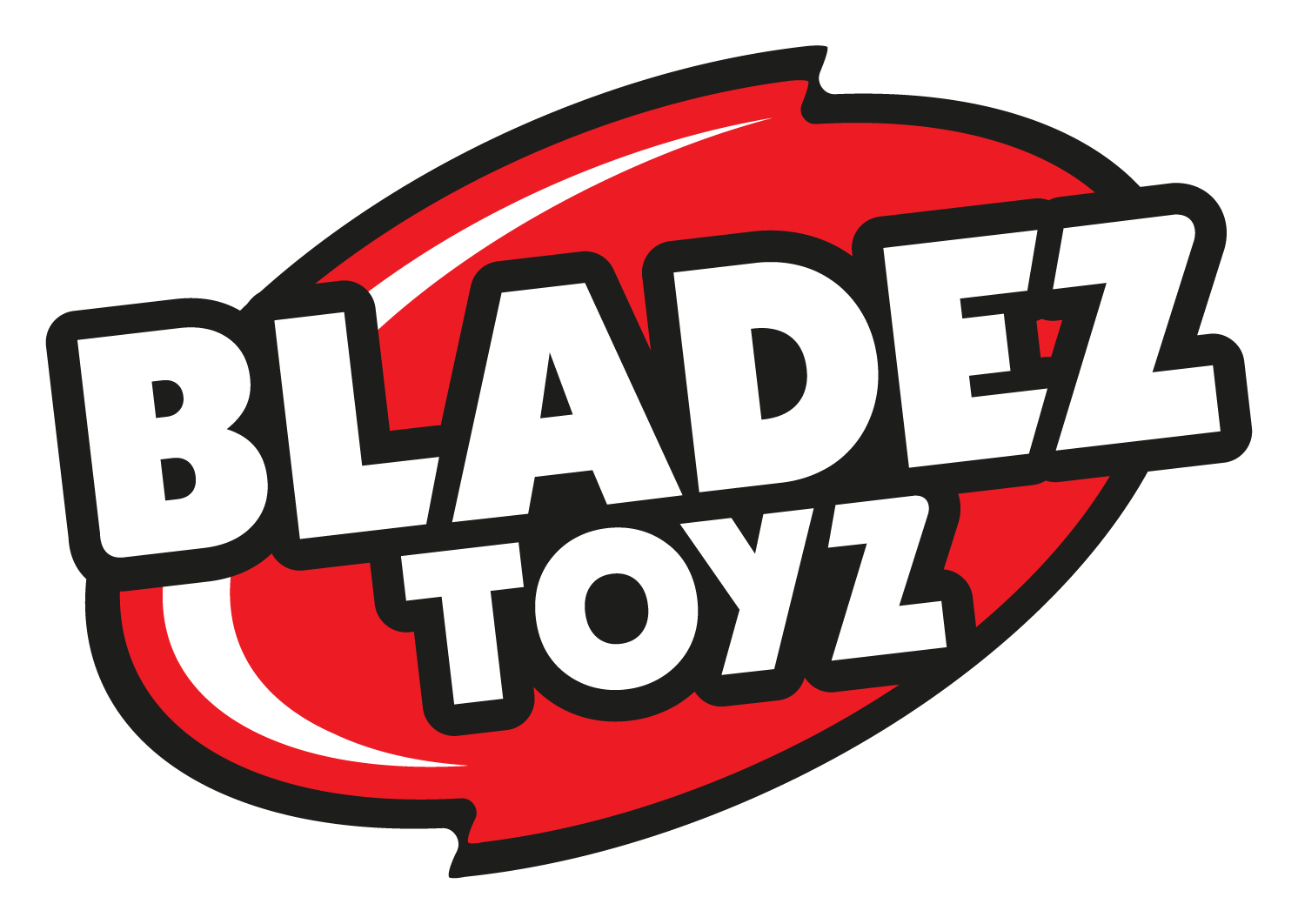 Logo for Bleached Toyz featuring bold black and white text over a red and black background