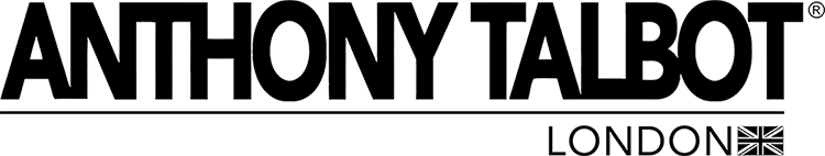 Black background with white text displaying 'ANTHONY TALBOT' in large font.