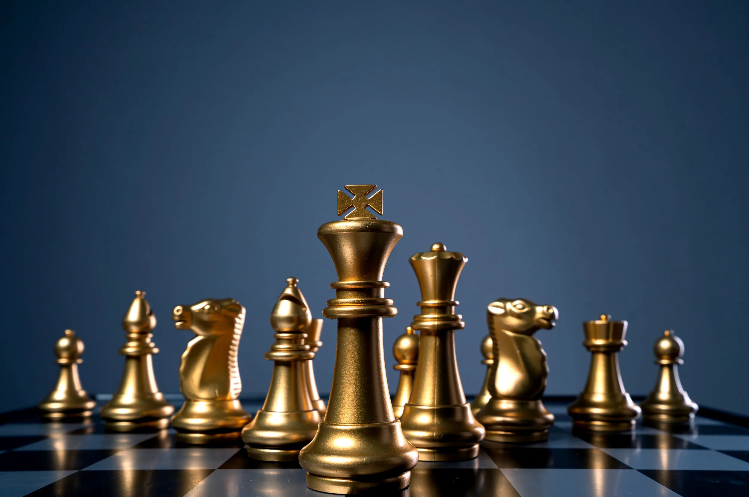 Gestaldt Organisation & Transformation depicted by chess pieces and board