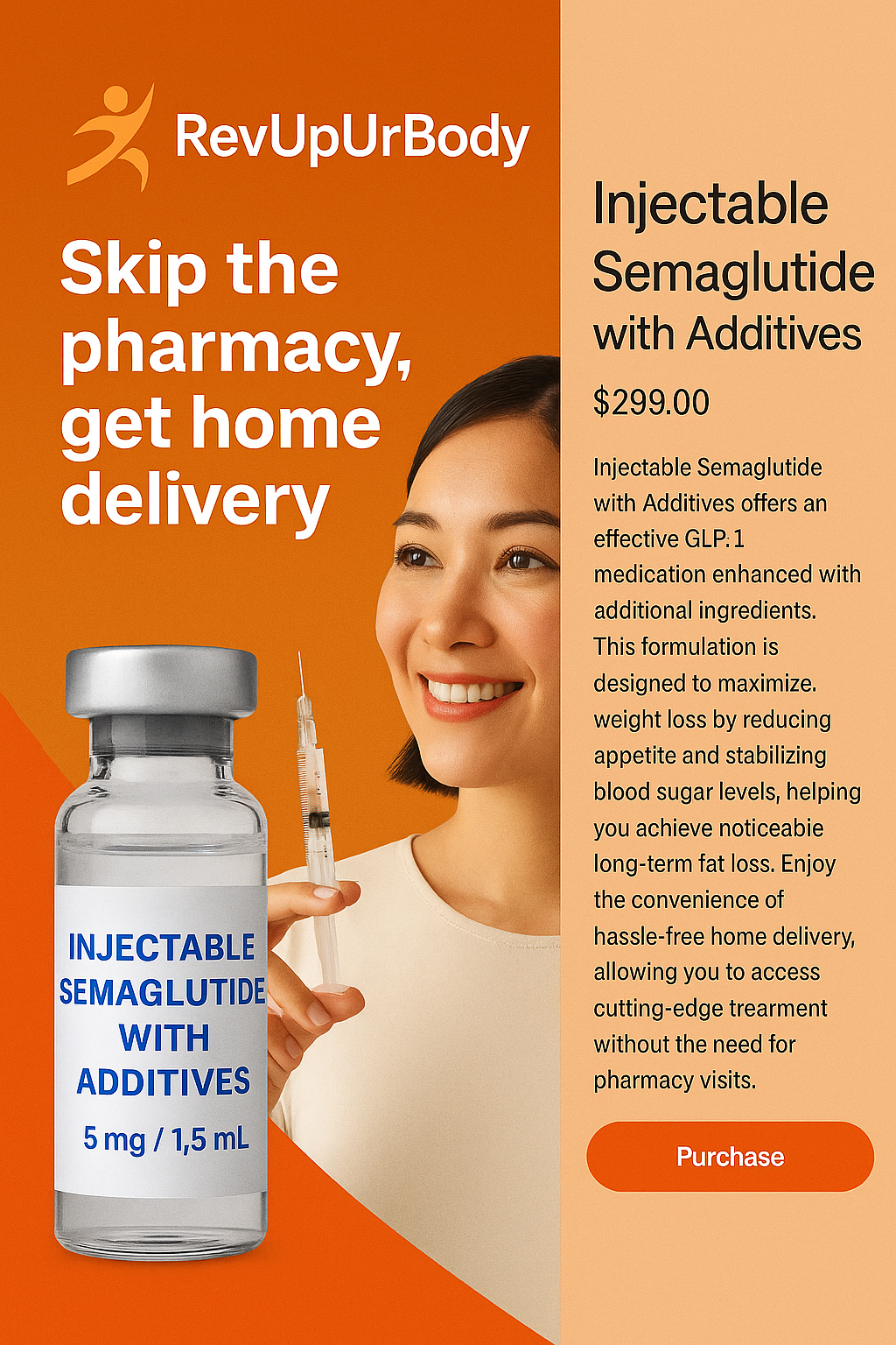 Injectable Semiglutide with Additives