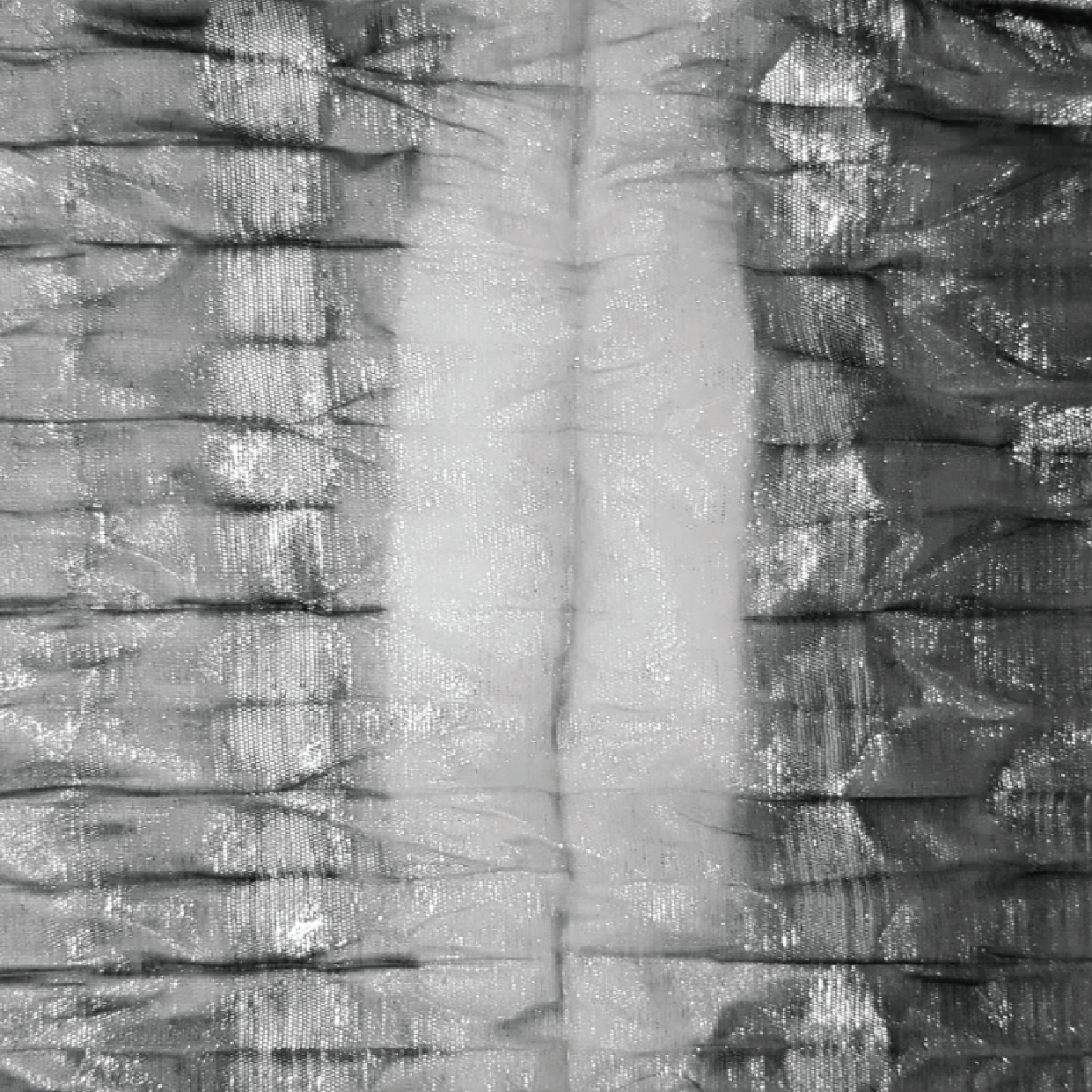 4thDimension_004, 15X15cm, Tie Dyeing, Metallic Effect, 100% Silk