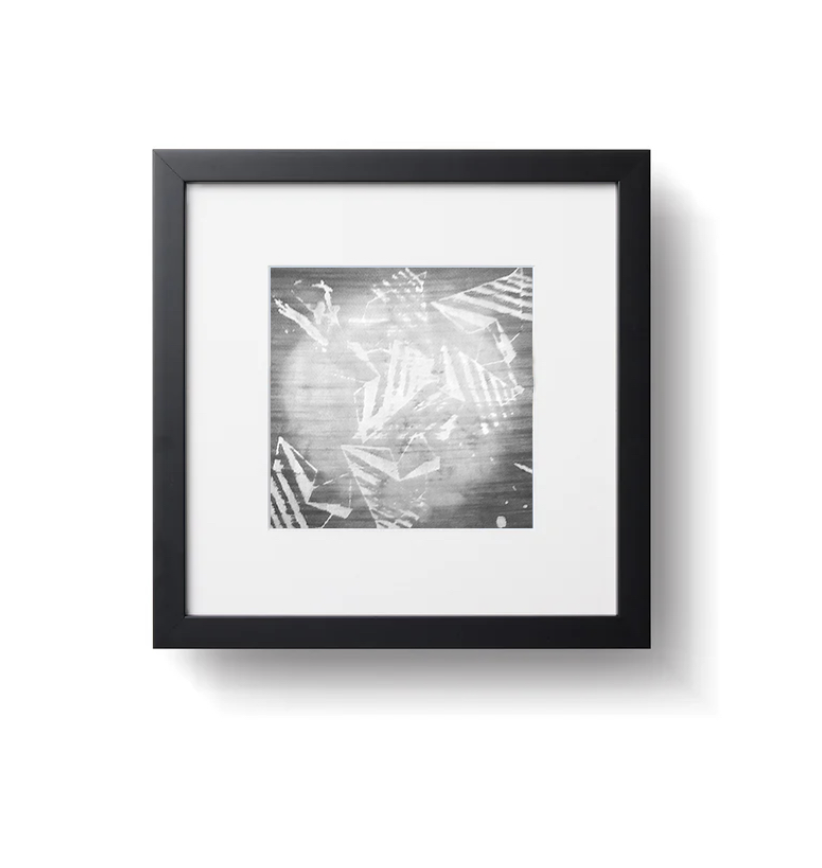 LightShadow_002, 15x15 cm, Burn out, 100% Silk