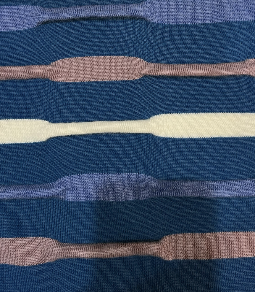 3D effect knit development