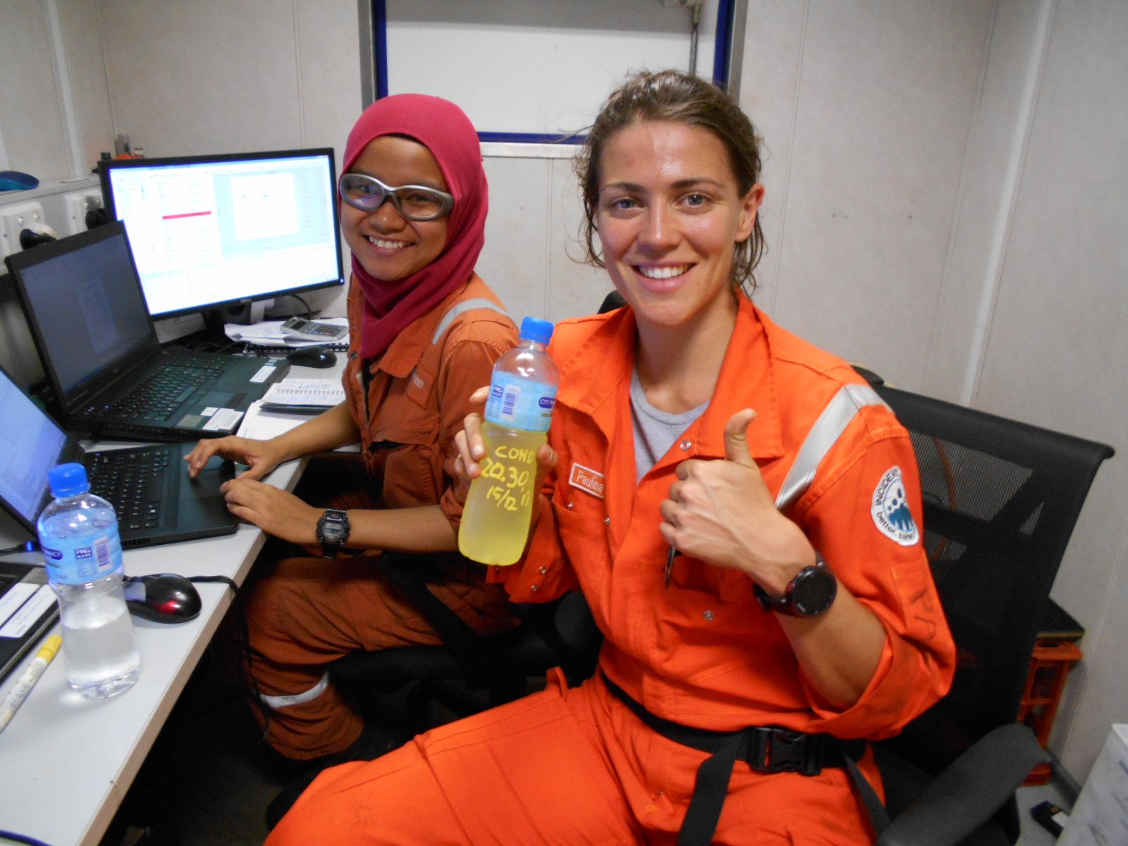 two women on site at a Twinza project