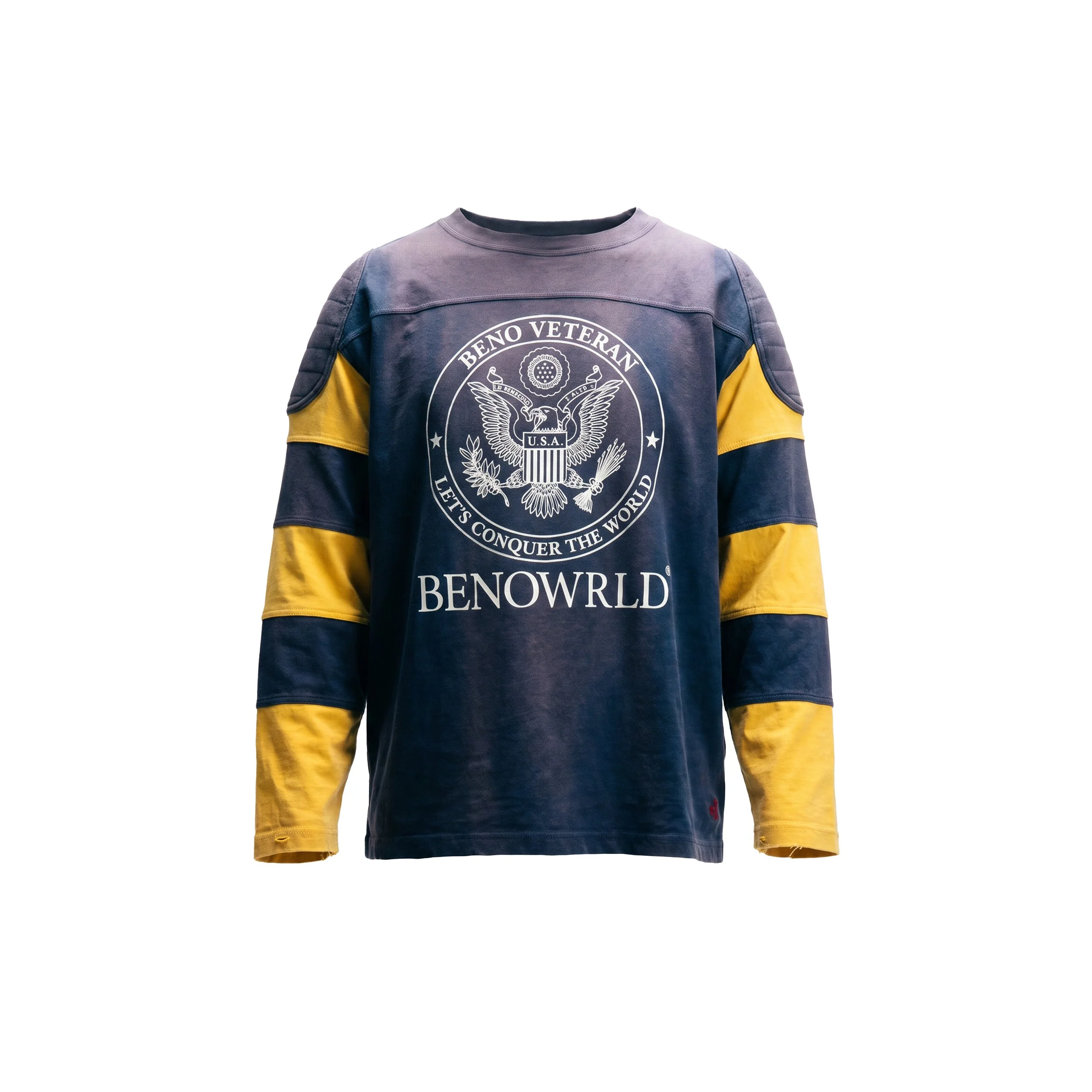 Upcycled beno vet hockey lsleeve XL