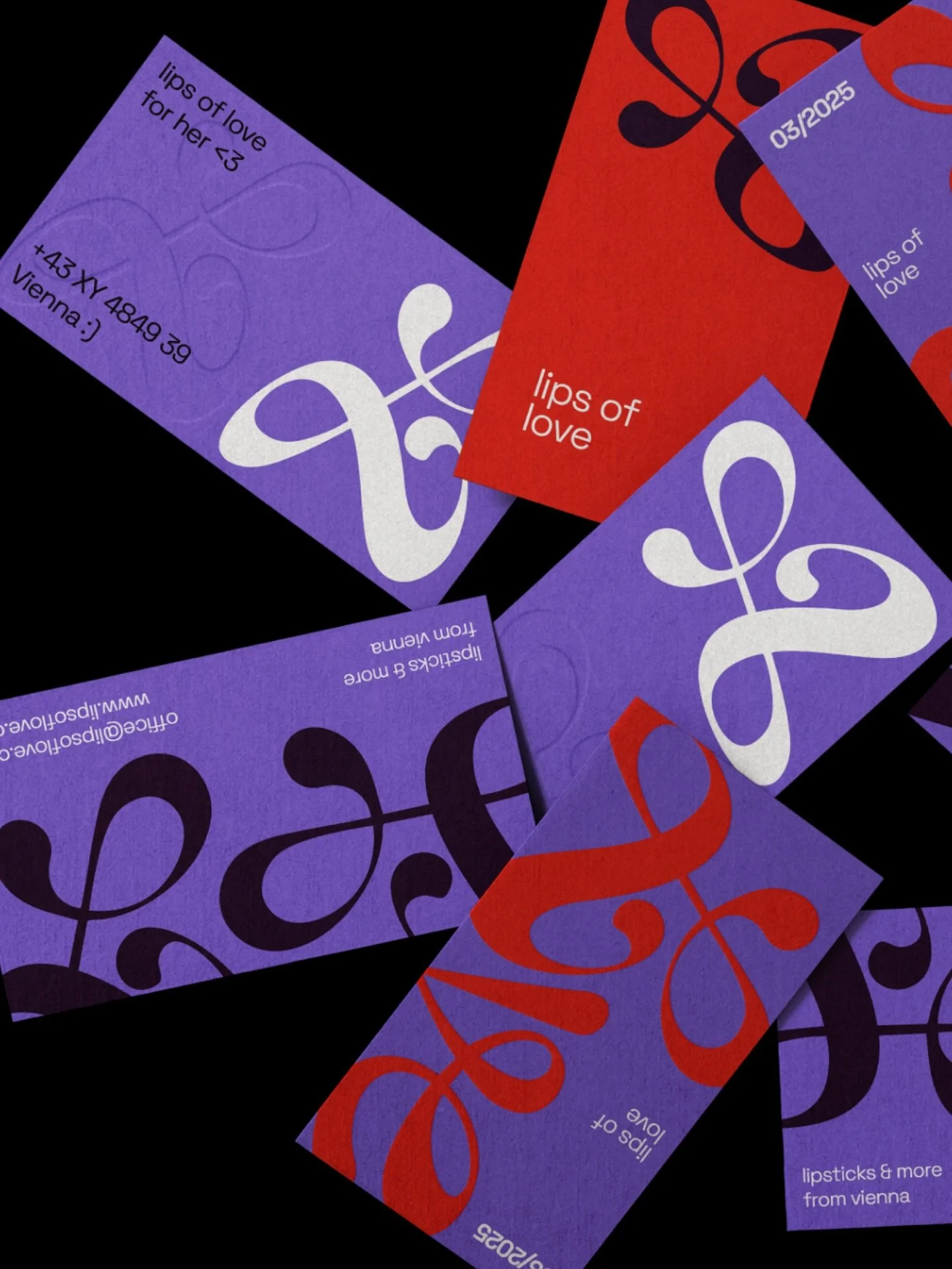 ✨ L wie Lips of Love ✨
Typografisches Branding f&uuml;r eine moderne Lipstick Brand.

Das Letterdesign arbeitet mit starken Rundungen, klaren Kontrasten und einer selbstbewussten Farbwelt.
Ein Projekt &uuml;ber Lipstick Branding, Typografie und visue