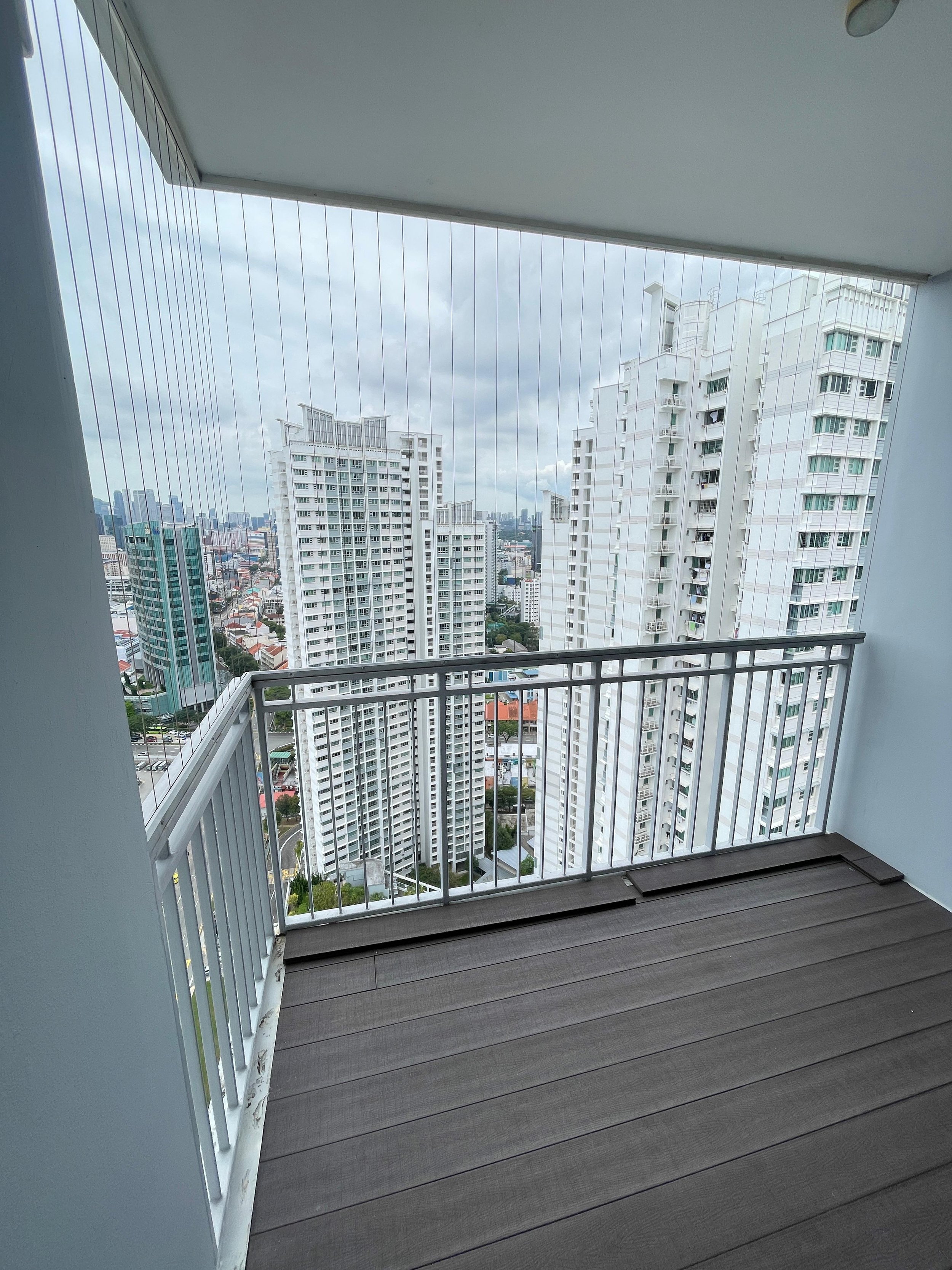 Slim, durable Invisible Grilles with 4", 3" & 1.5" spacing. Perfect for child & pet safety without blocking your view. Modern design for any home.