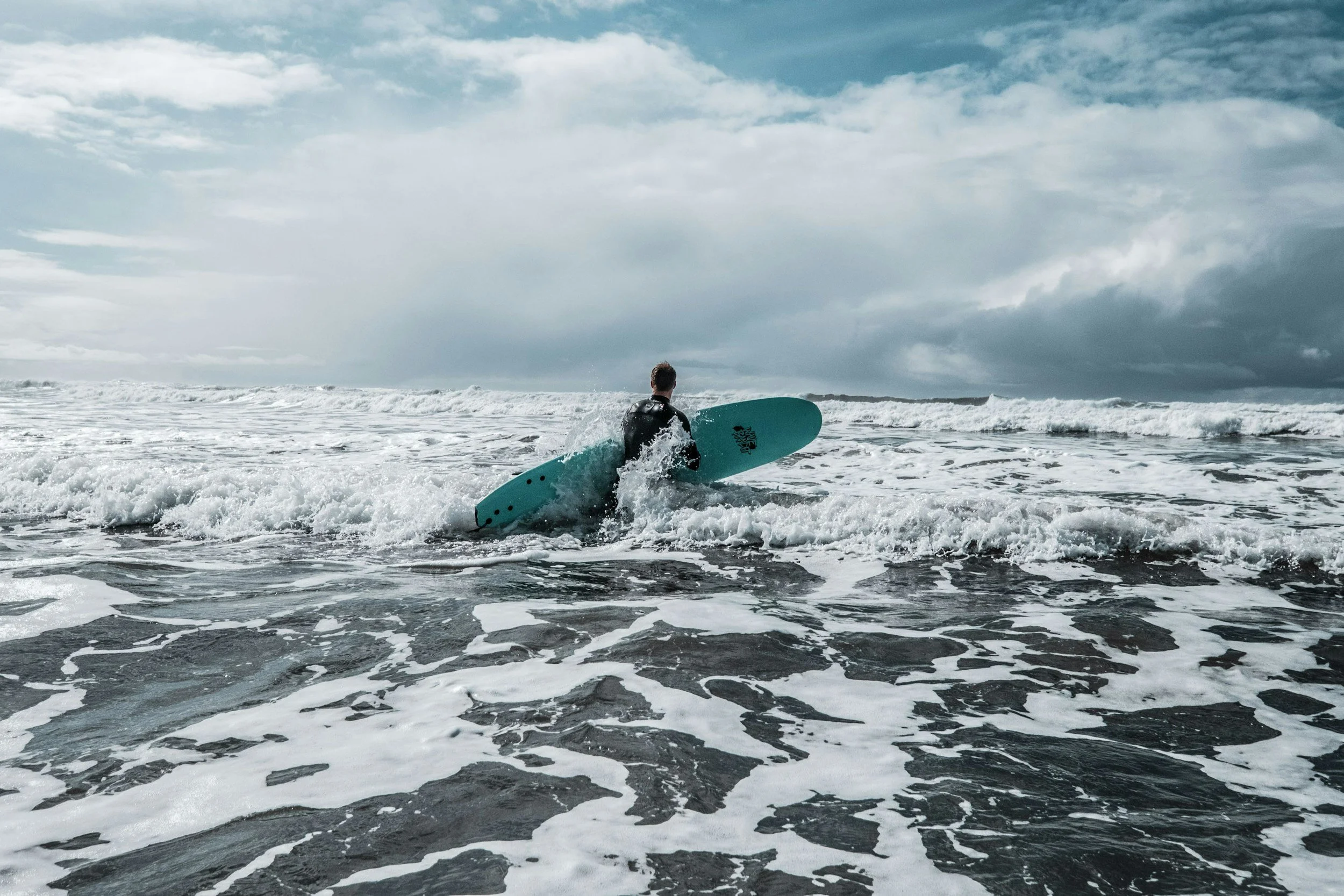 Surfing in Lofoten