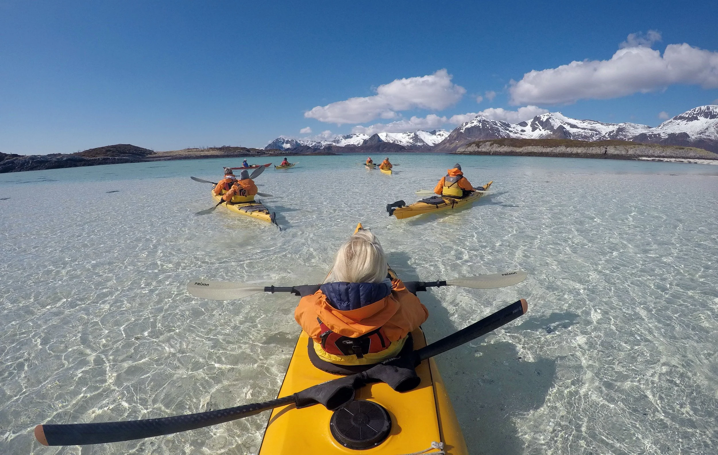 Book your kayak trip in Lofoten