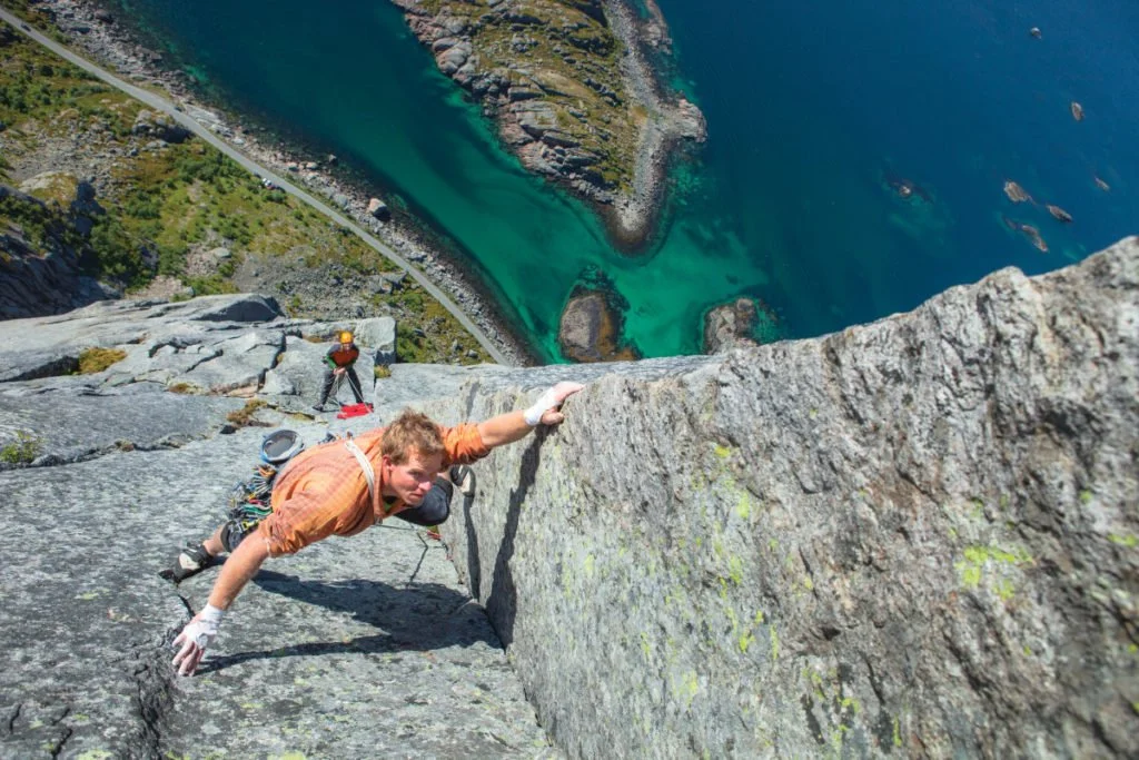 Climbing in Lofoten