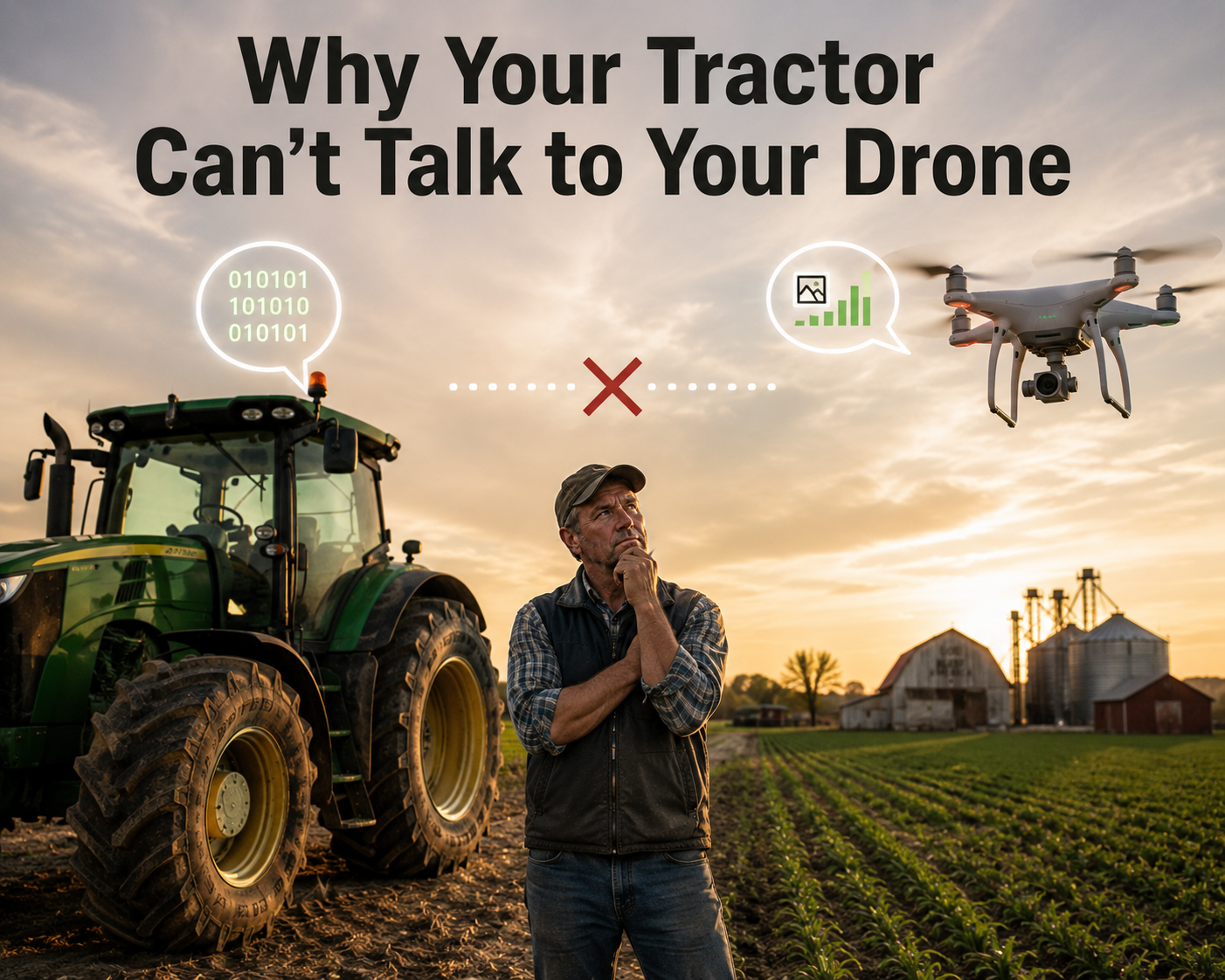 Why Your Tractor Can't Talk to Your Drone