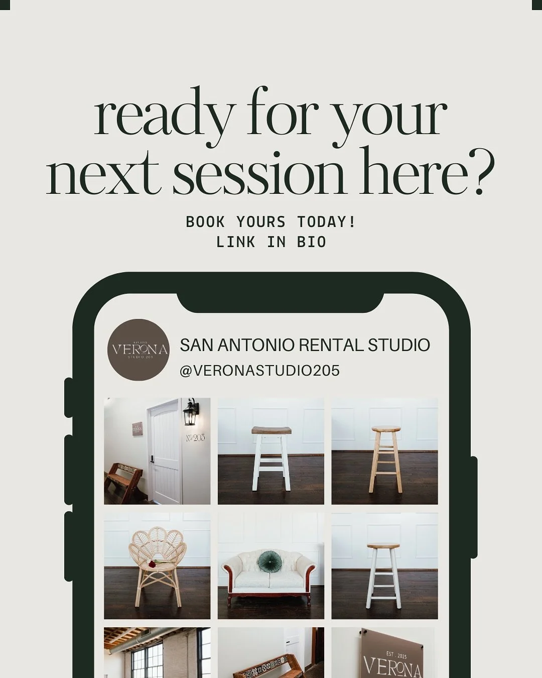 Stop by for our Grand Opening this Sunday, April 6th and see for yourself all the endless possibilities you can create with our beautiful dark wooden floors and ample natural light! 🌞 
.
.
.
Photos by: @stephlynphotoandvideo 
#sanantoniostudio #sana