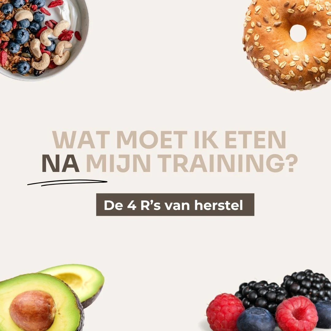 Herstel is essentieel als jij optimaal wilt presteren.
Om optimaal te herstellen én beter te presteren in elke training, wil je focussen op de 4 R’s van herstel:
✅ Replenish – vul je koolhydraatvoorraden aan
✅ Repair – stim