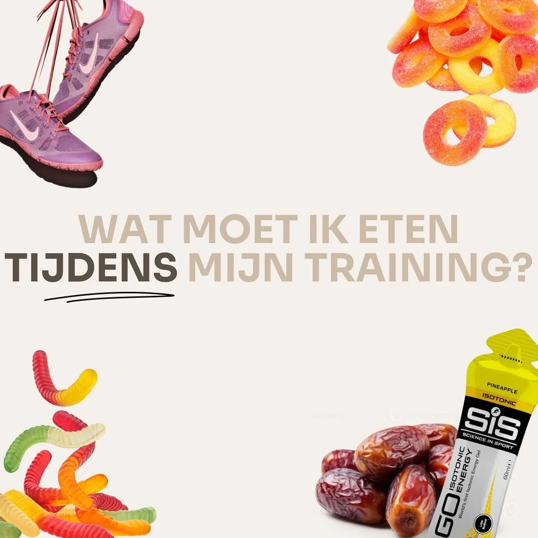 Train je langer dan 60-90 minuten? Dan beginnen je glycogeenvoorraden (je energie) op te raken.
👉 Door koolhydraten tijdens je training aan te vullen, kun je je energie op peil houden, vermoeidheid verminderen en je bloedsuikers stabiel houden.
Daa