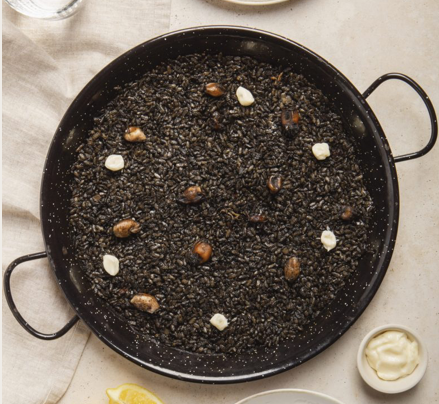 Ink cuttlefish Paella