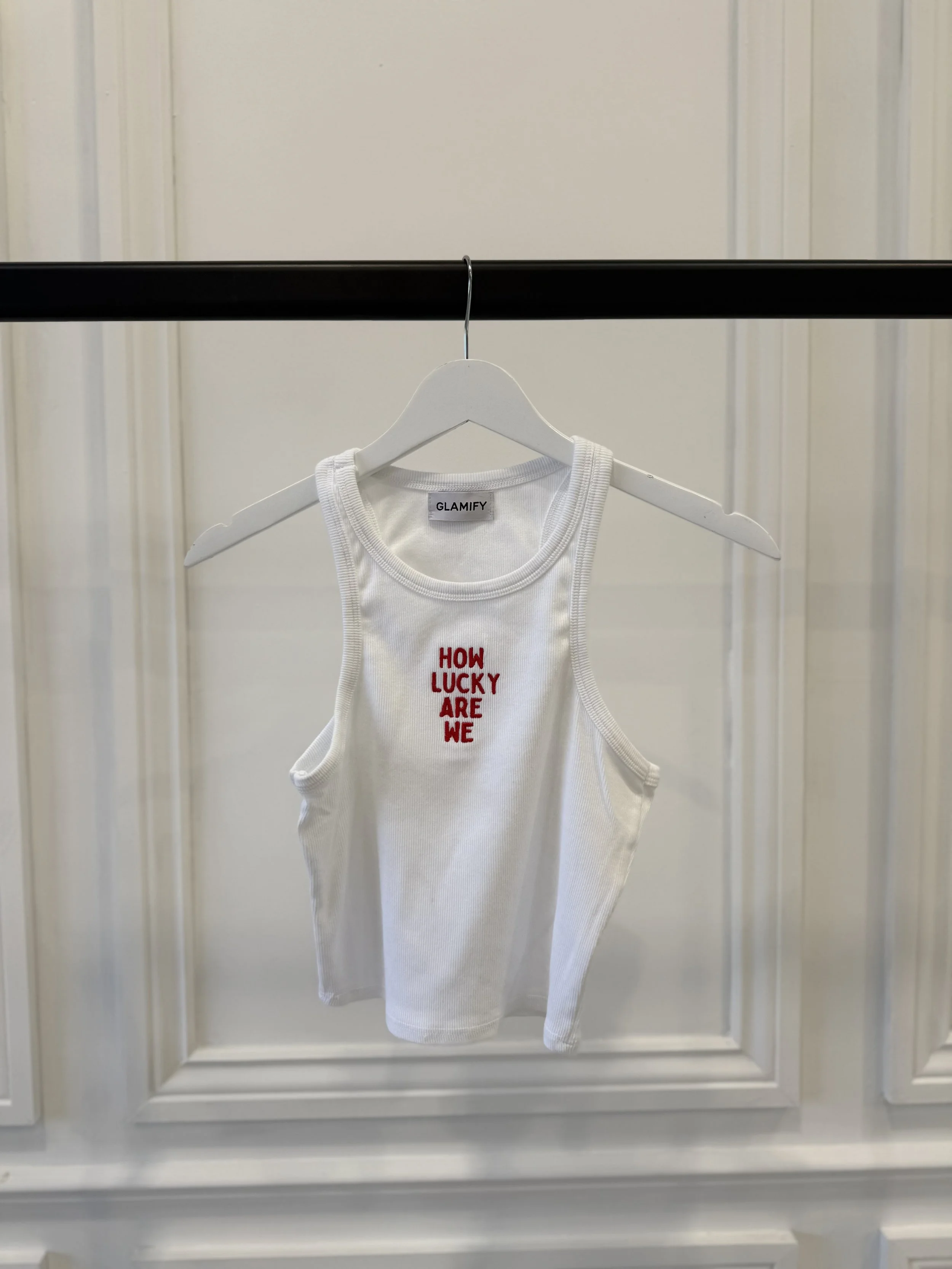 How Lucky Are We Crop Tank