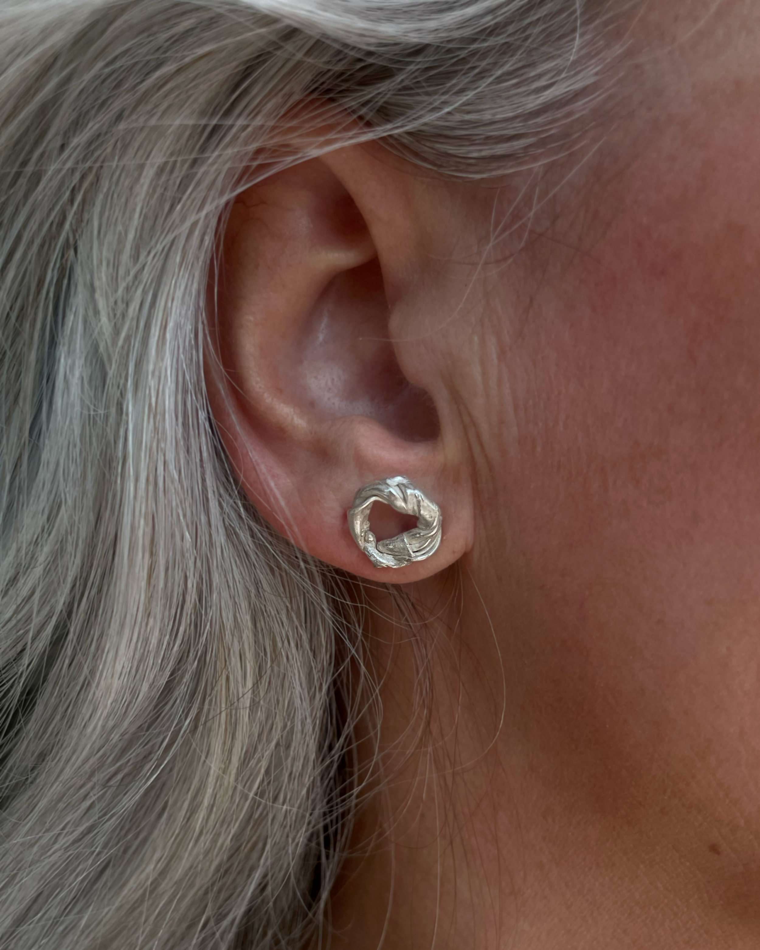 Sprout stud earrings