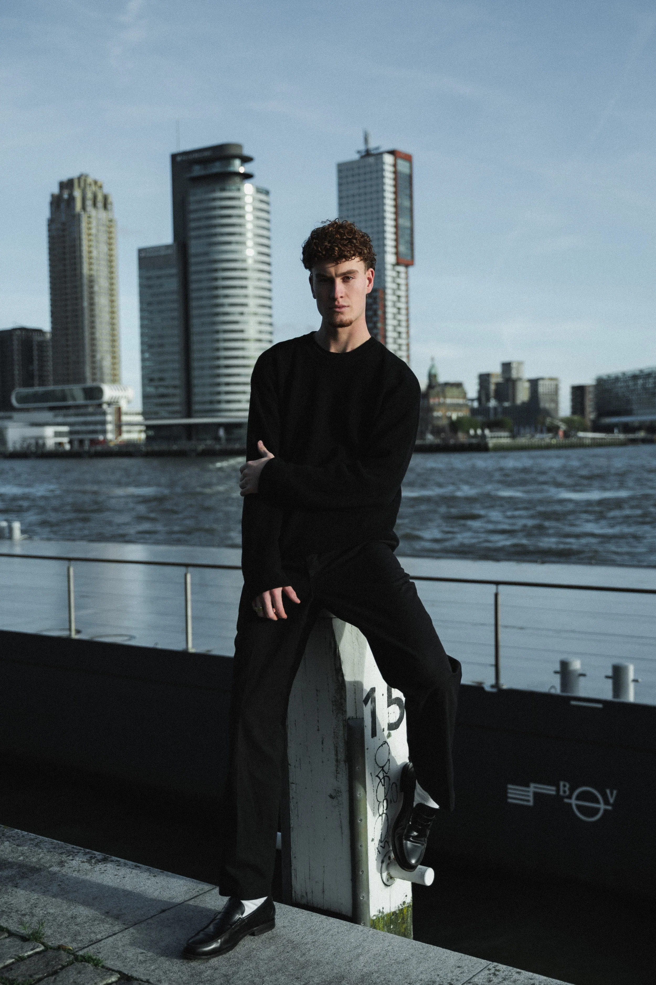Editorial fashion model photography in color