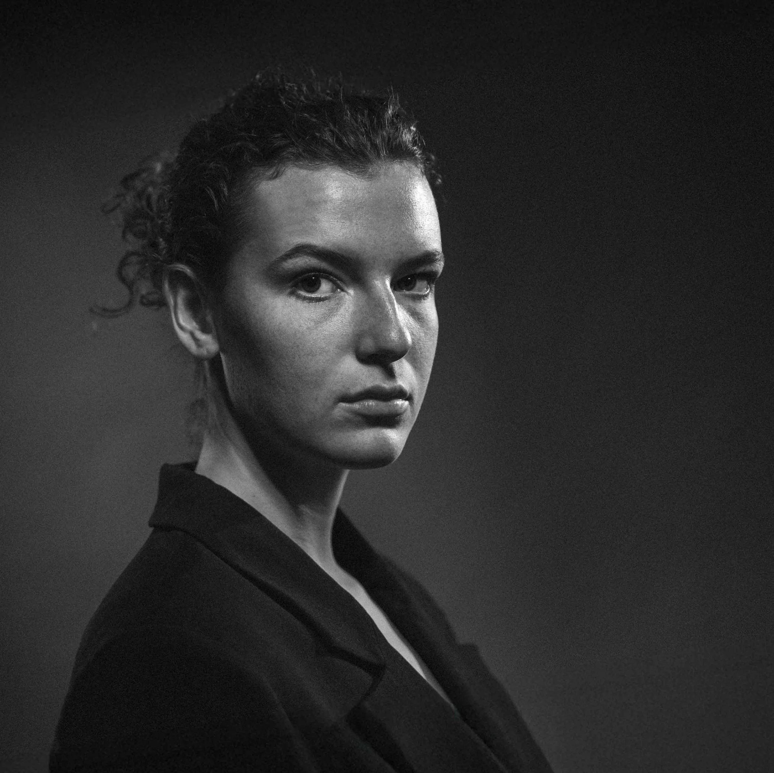 Professionele profielfoto in de studio