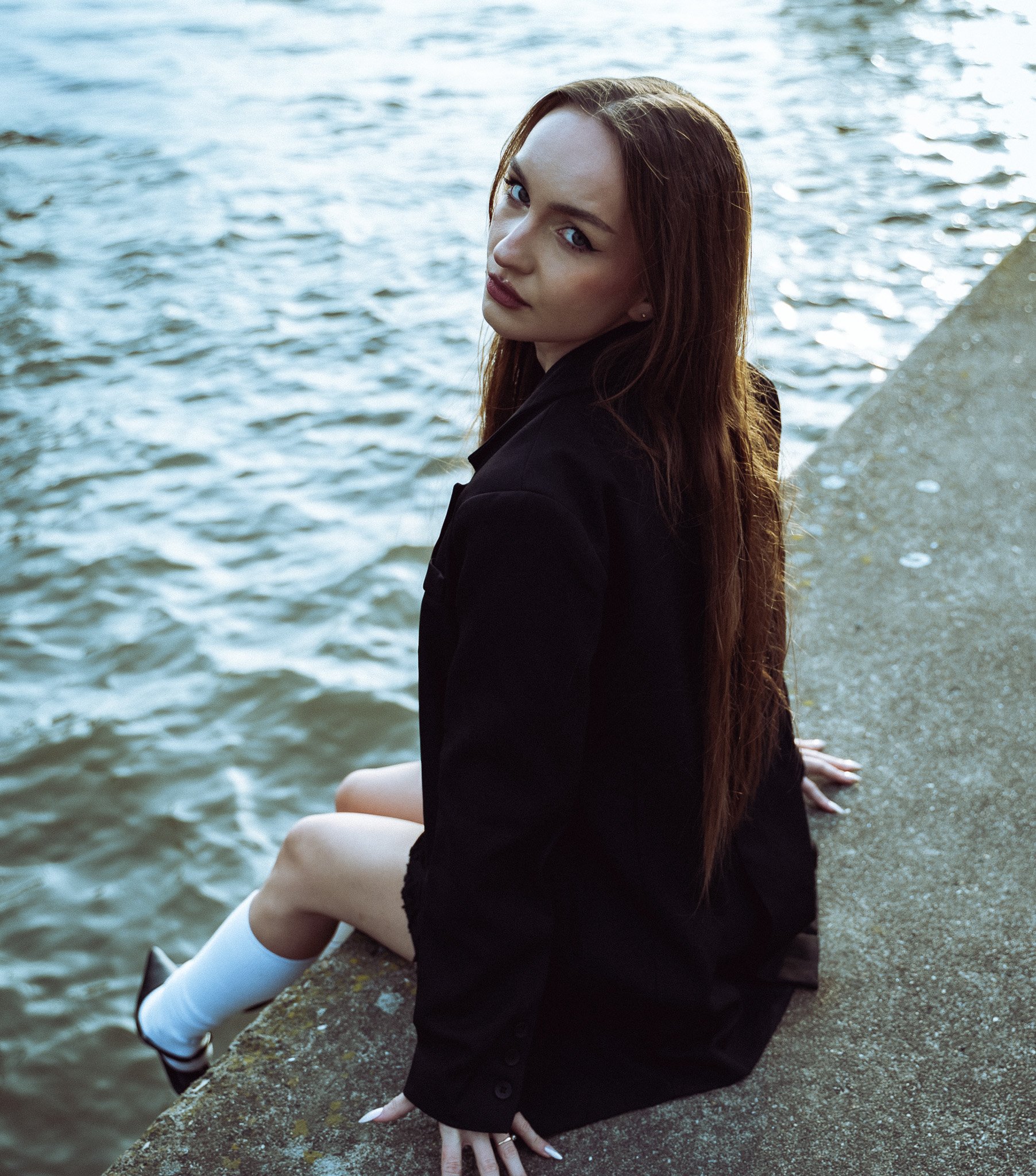 Editorial fashion model photography in color