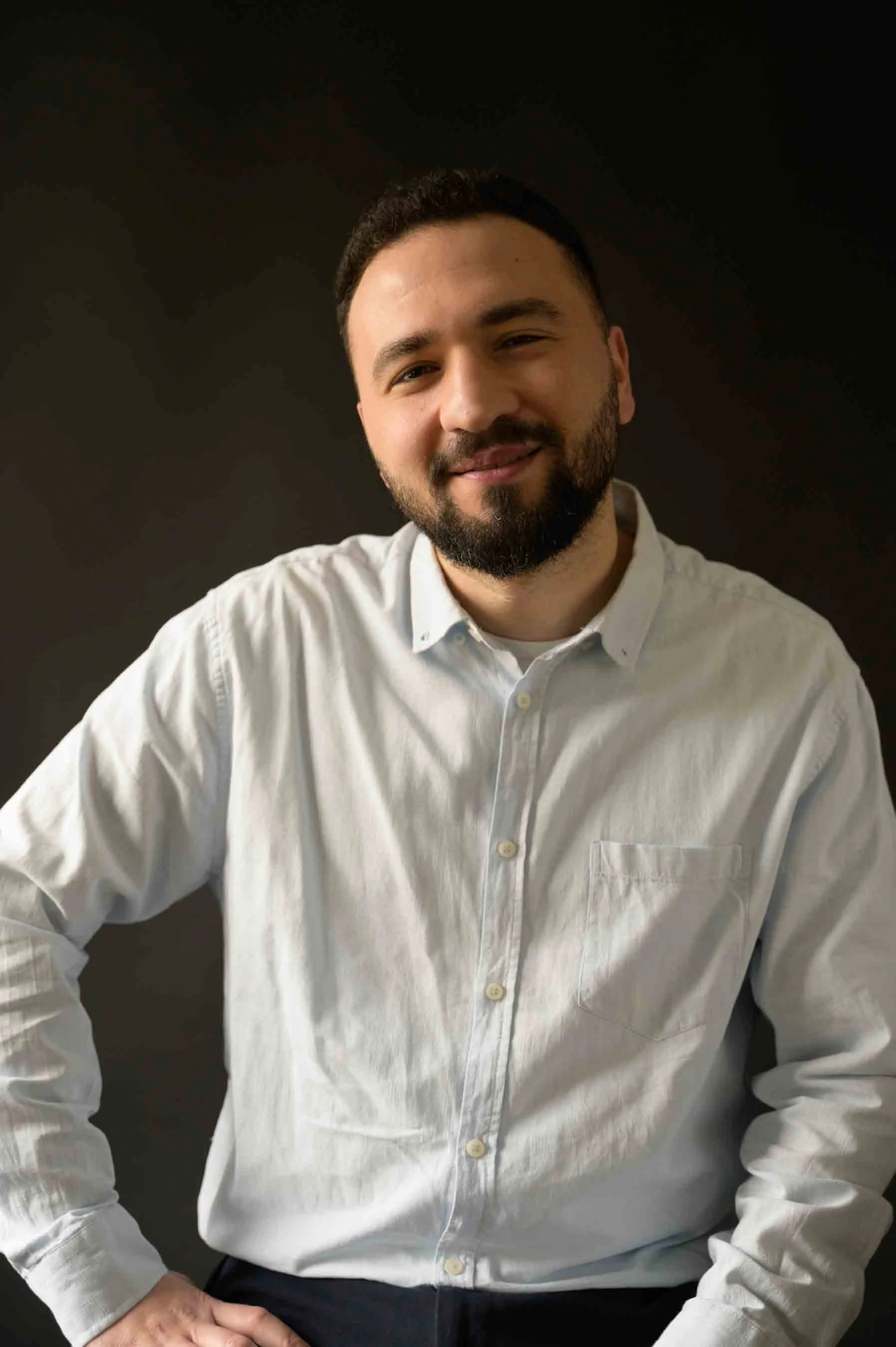 Zakelijk portret ondernemer Rotterdam studio before