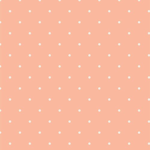 Spotted Speckles Creamsicle 95/5 cotton lycra knit