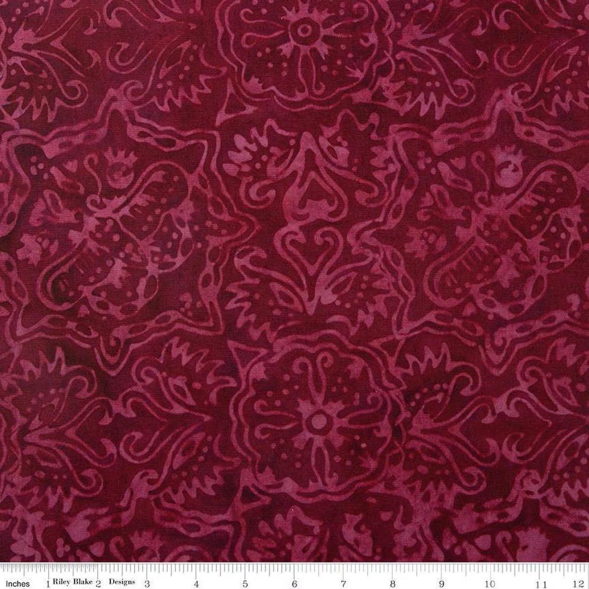 Batiks Basics Rainbow Brights Wine BT21700-199