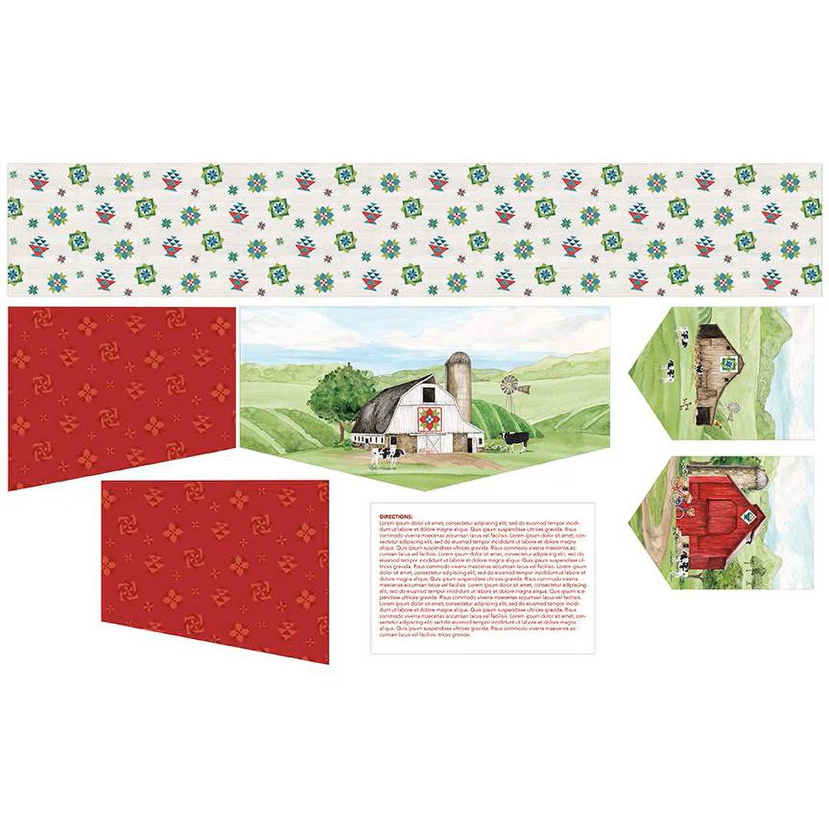 Mantel Runner of the Month & More Home Decor Panel HD15517-AUG