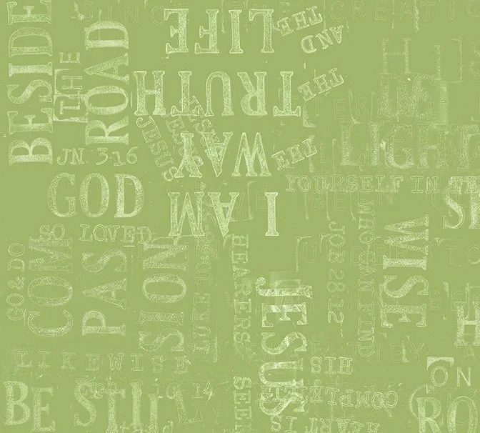 Sewing Seeds III Parable Stamps Green  C15691-GREEN