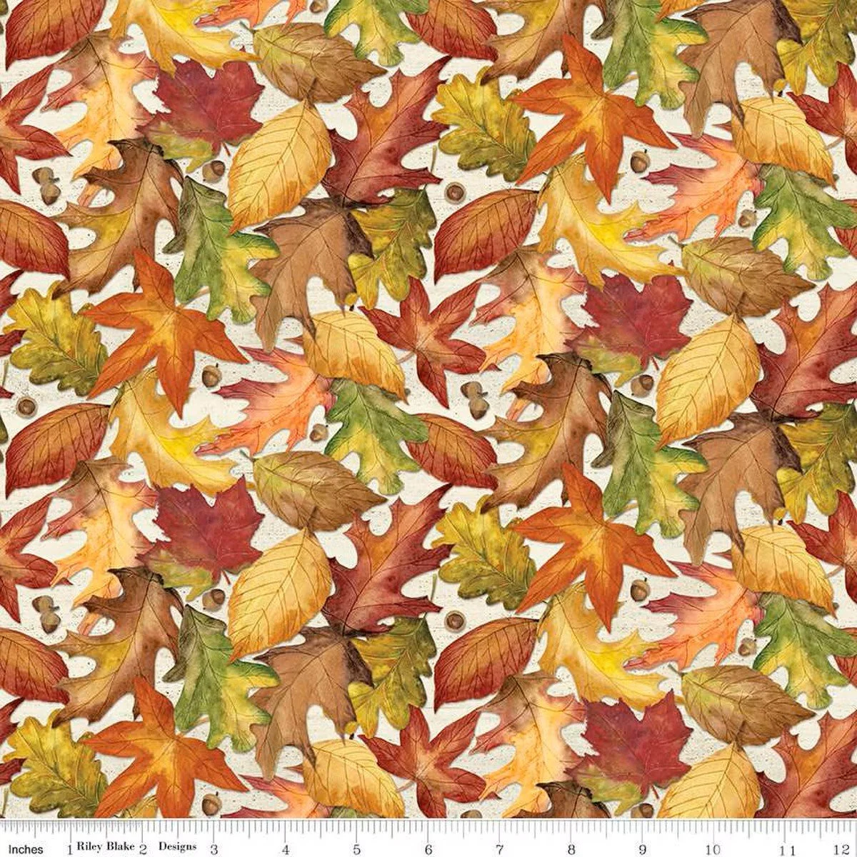 Covered Bridges in Fall Leaves Multi  CD16215-MULTI