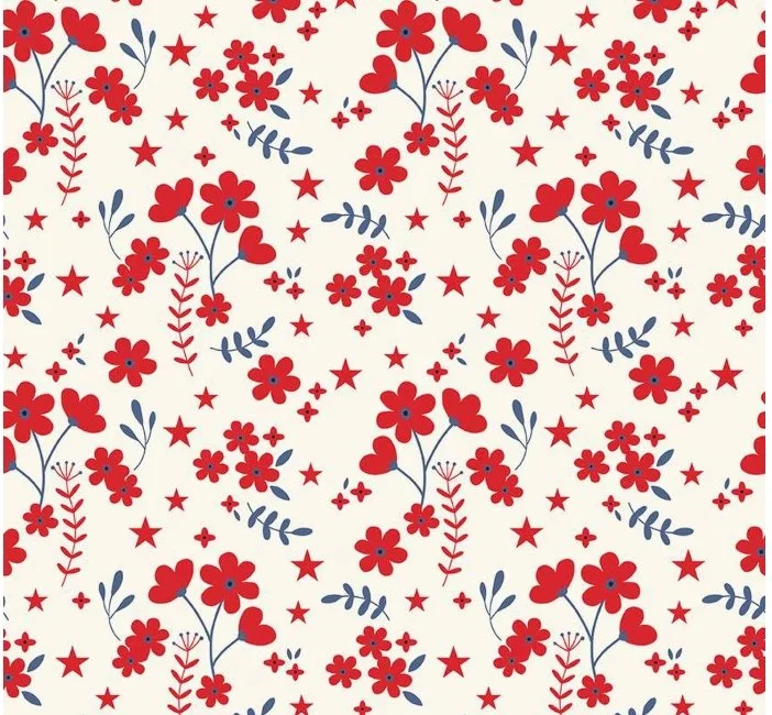 Wide Back Freedom Garden Ditsy Floral Multi