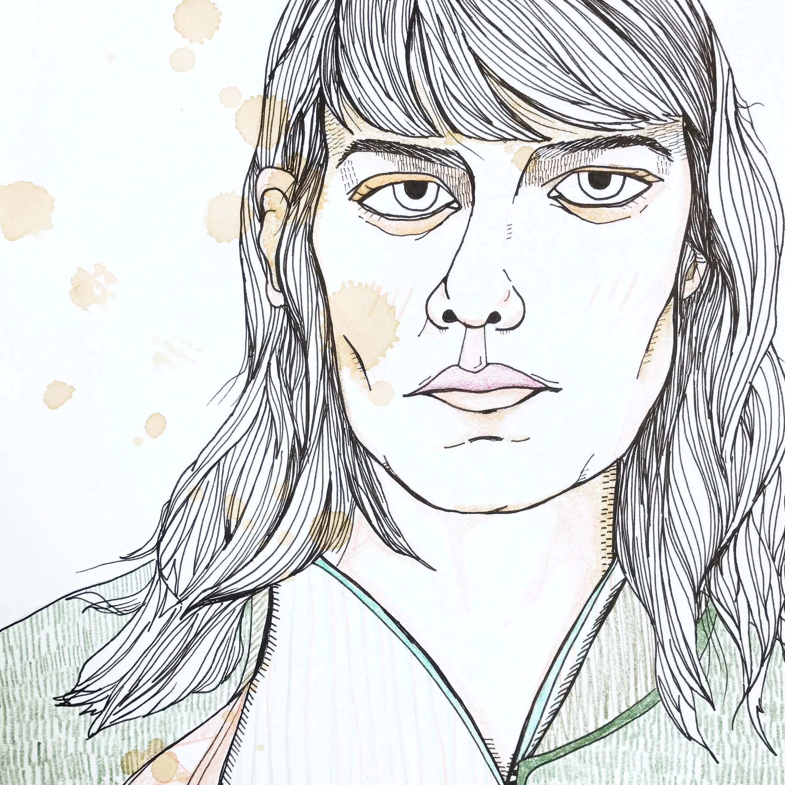 Quiet Stanzas: Portraits of Poets - Drawings