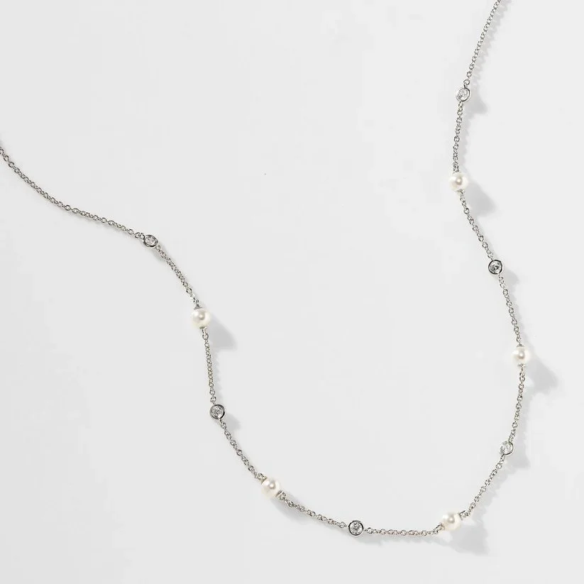 NADRI EMILIA NECKLACE SILVER