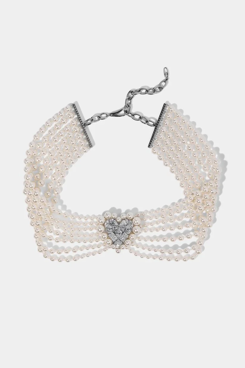 NADRI MATERIAL PEARL CHOKER