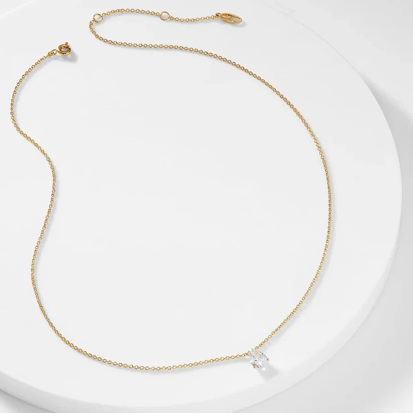 NADRI MODERN LOVE PEARL LARGE NECKLACE GOLD