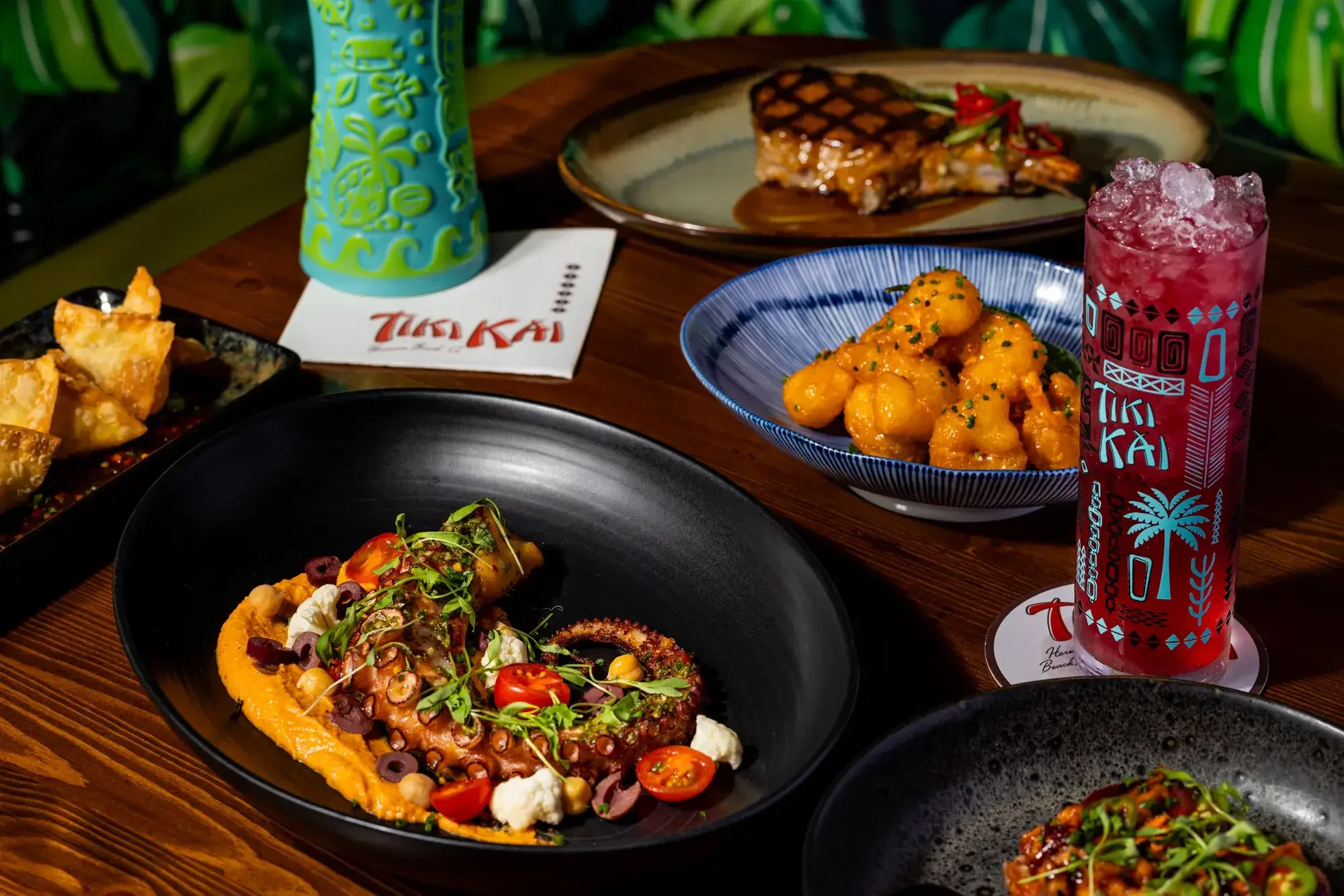 Tiki Kai island inspired food and cocktails