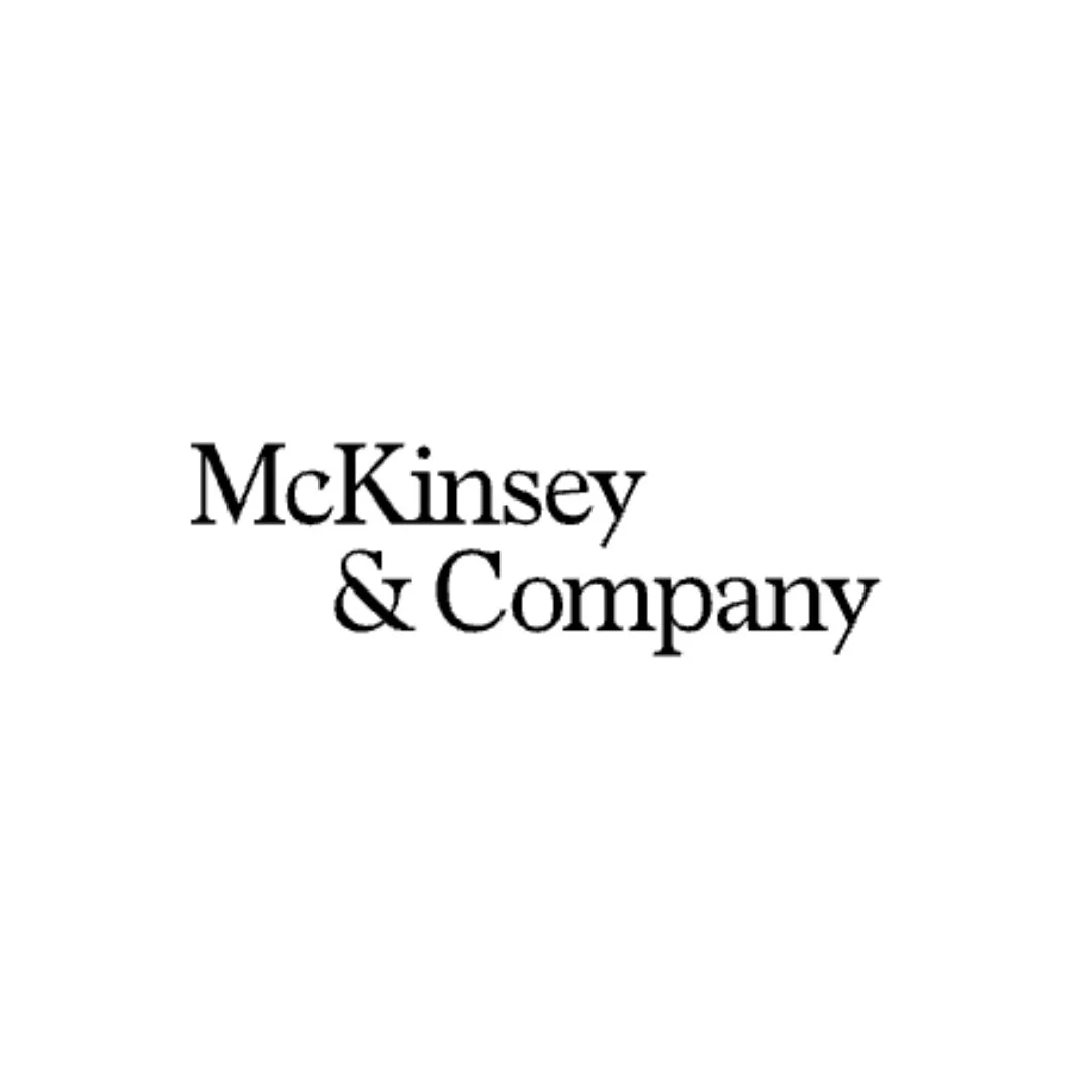 Logo von McKinsey & Company auf weißem Hintergrund.